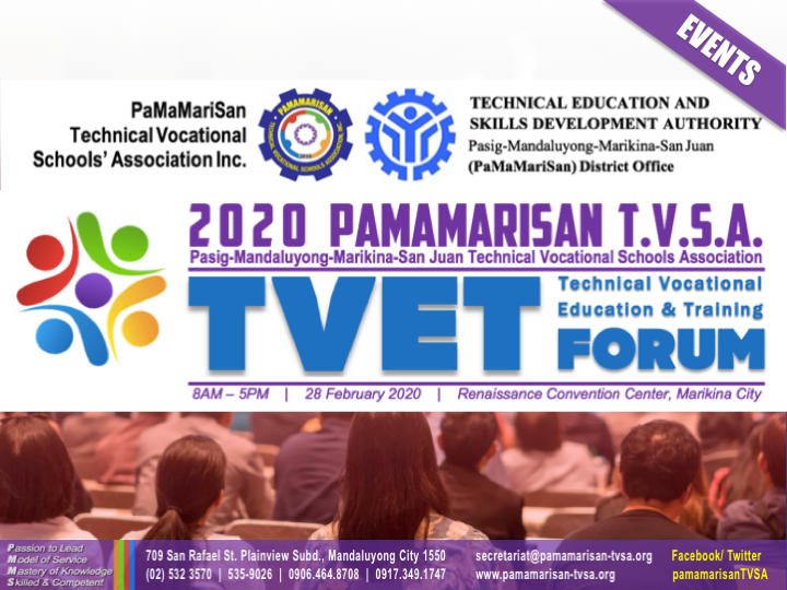 PMMS TVSA 2020 TVET Forum